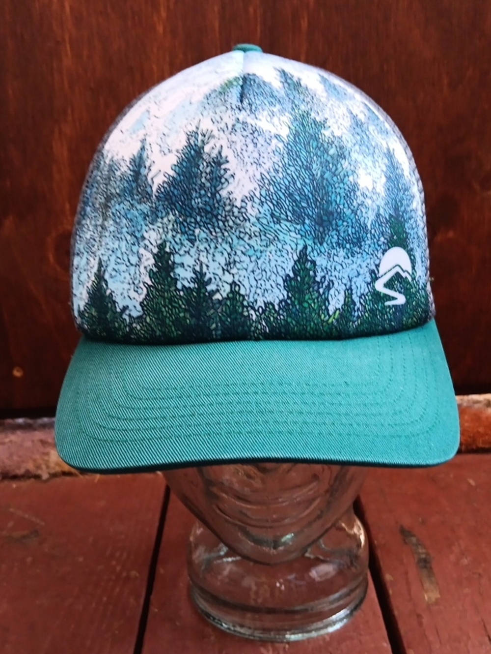 Sunday Afternoons Artist Series Truckers Cap "Woodland" By Carlos Del Rio